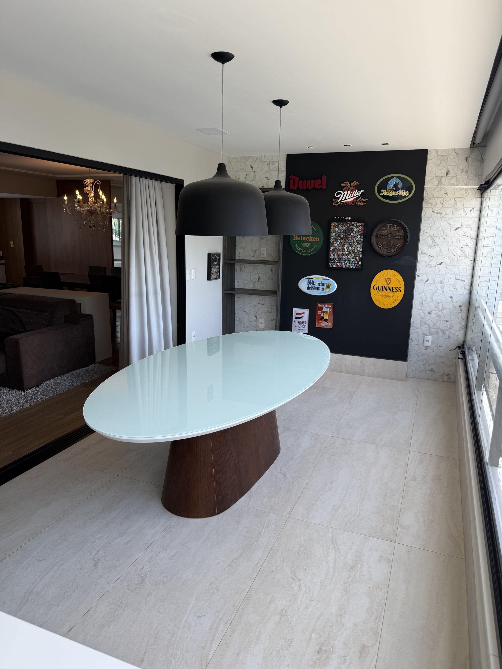 Ambiente multiuso do apartamento no Residencial Amadeus Mozart