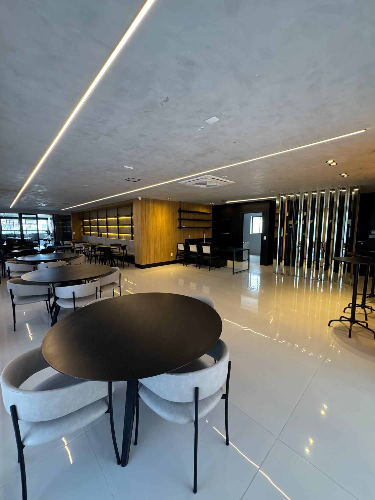 Espaço gourmet com pergolado do Residencial Graciliano Ramos