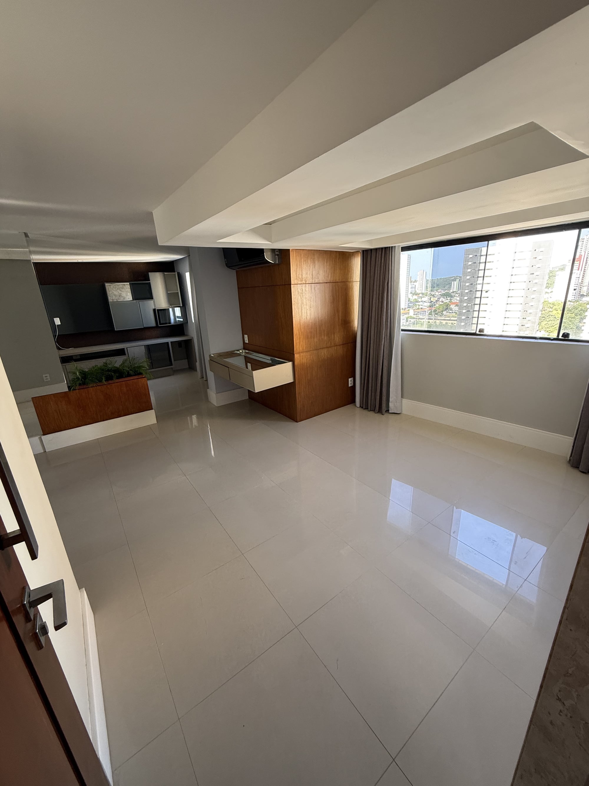 Sala de jantar planejada do apartamento no Residencial Therra Luna